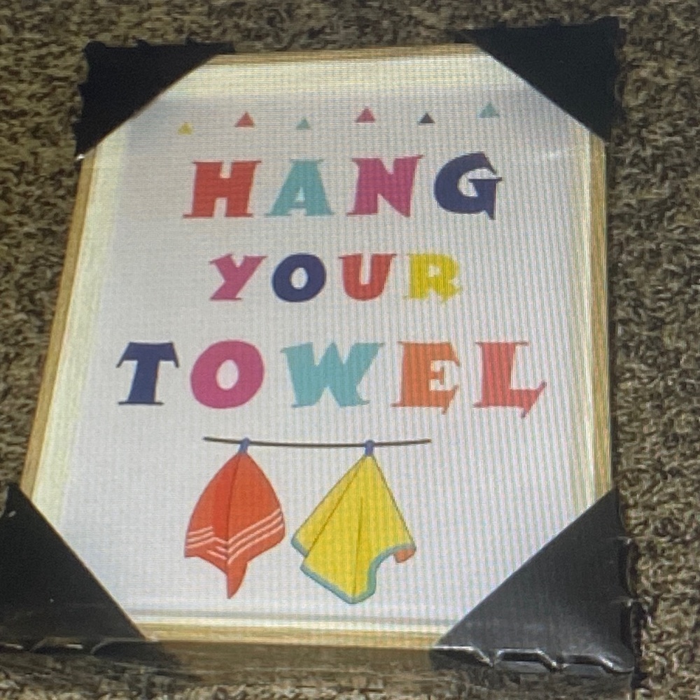 4PC Colorful 8x10 Bathroom Wall Art